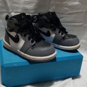 Nike Air Jordan 7C Toddler Retro Flight Gray/Bl